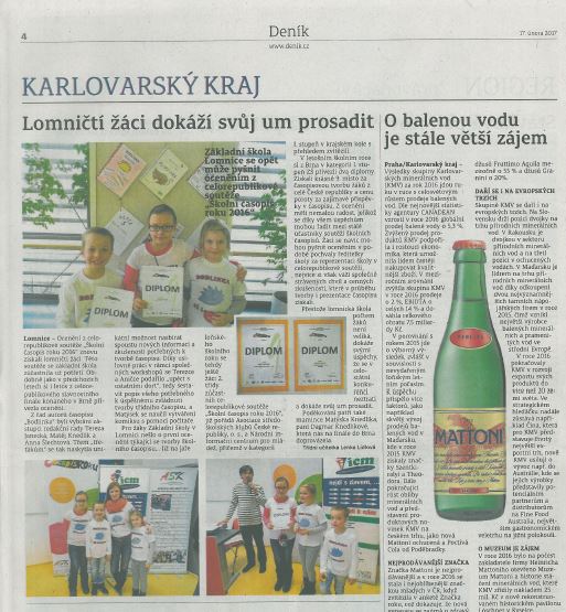 Sokolovský deník 17. 02. 2017